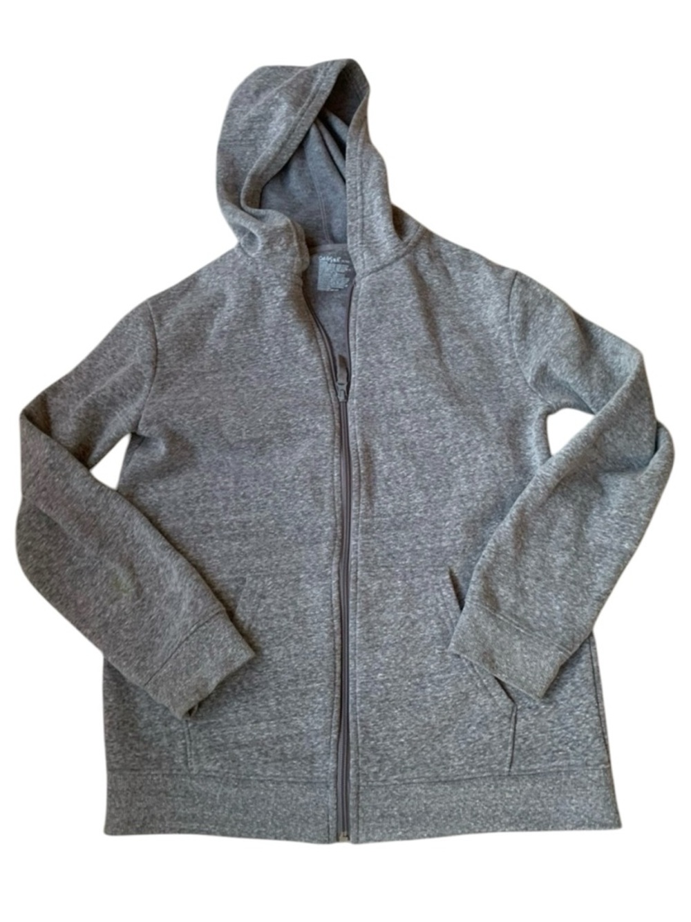 🎇🎆3for$9Cat &Jack gray zipup hoodie-super soft fleece on the inside-size XL 14